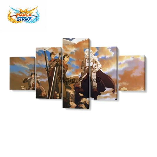 Tableau Berserk - Bande du Faucon - Moyenne taille: 20x35 20x45 20x55cm / Sans cadre - 1704