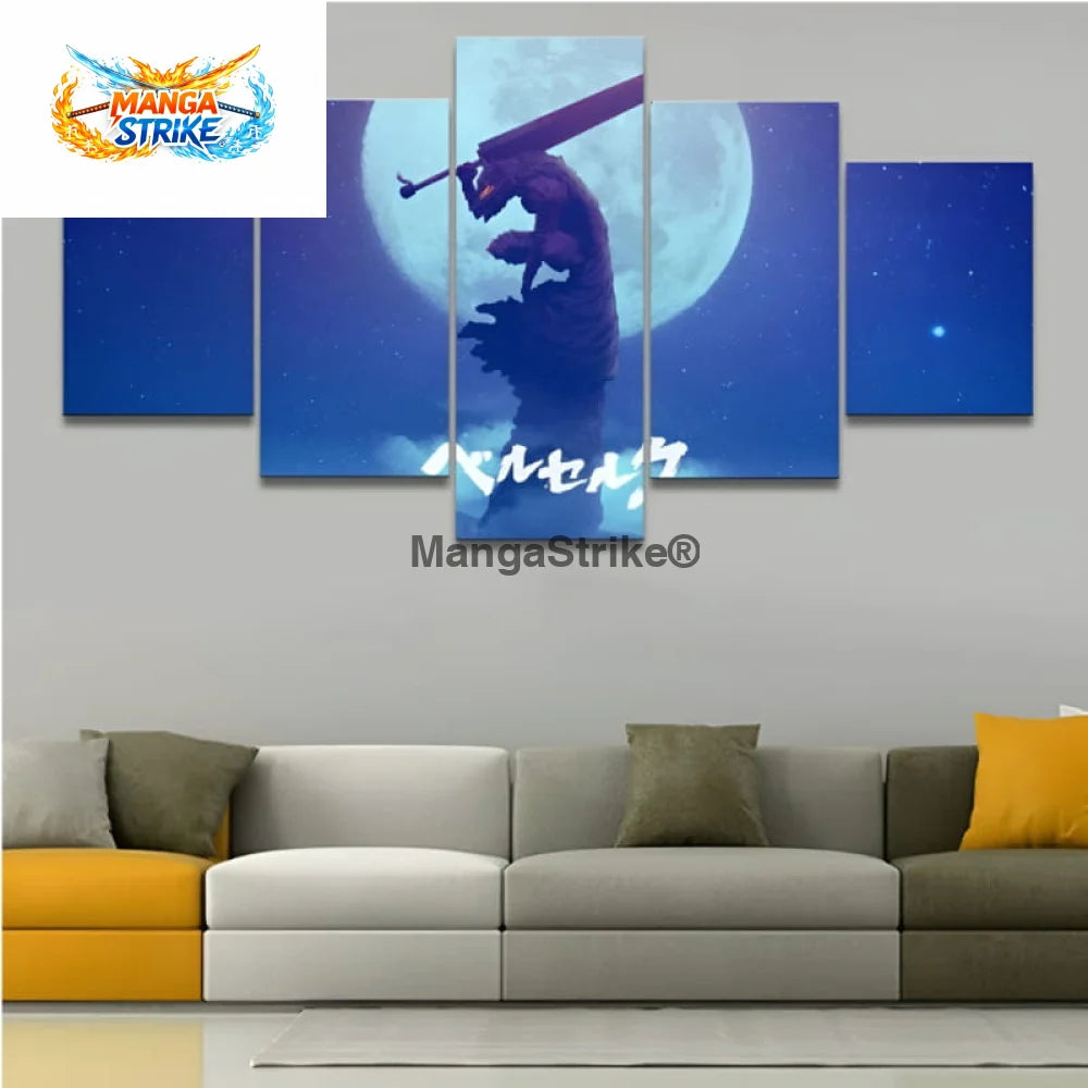 Tableau Berserk - Guts Berserker - Moyenne taille: 20x35 20x45 20x55cm / Sans cadre - 1704
