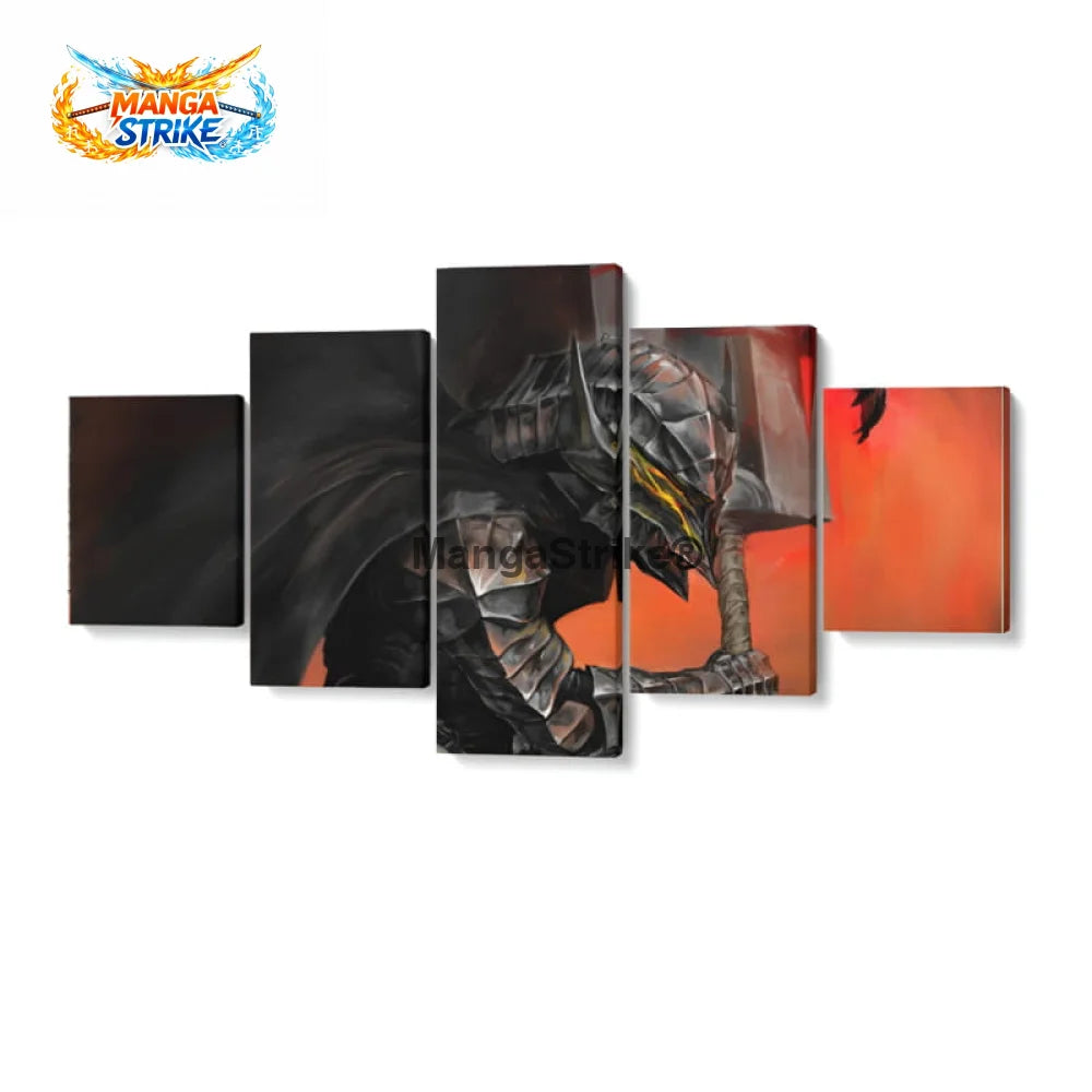Tableau Berserk - Guts Berserker - Moyenne taille: 20x35 20x45 20x55cm / Sans cadre - 1704