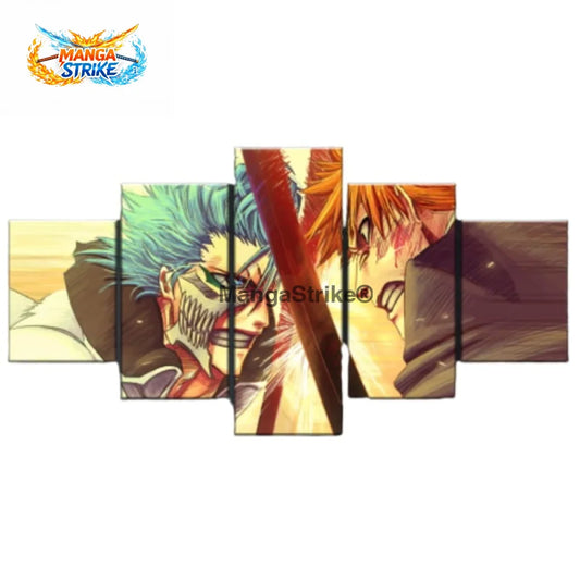 Tableau Bleach - Ichigo vs Grimmjow - Moyenne taille: 20x35 20x45 20x55cm / Sans cadre - 1704