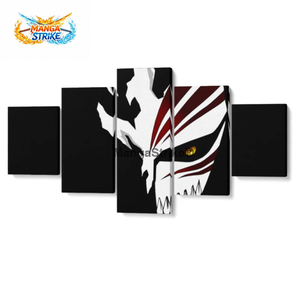 Tableau Bleach - White ’Masque’ - Moyenne taille: 20x35 20x45 20x55cm / Sans cadre - 1704