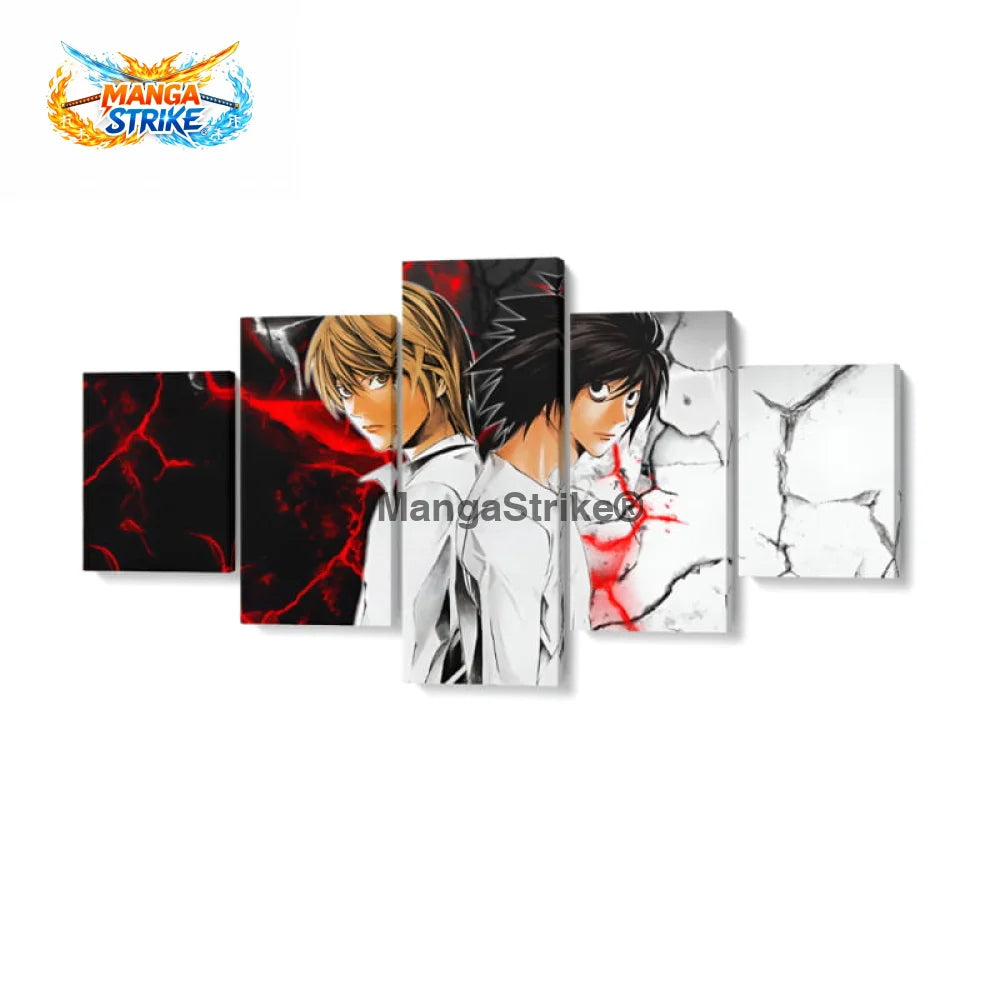 Tableau Death Note - Kira Vs L - Moyenne taille: 20x35 20x45 20x55cm / Sans cadre - 1704