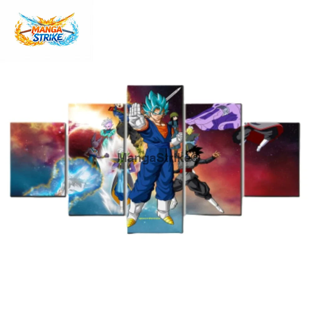 Tableau Dragon Ball Z - Arc Zamasu - Moyenne taille: 20x35 20x45 20x55cm / Sans cadre - tableau