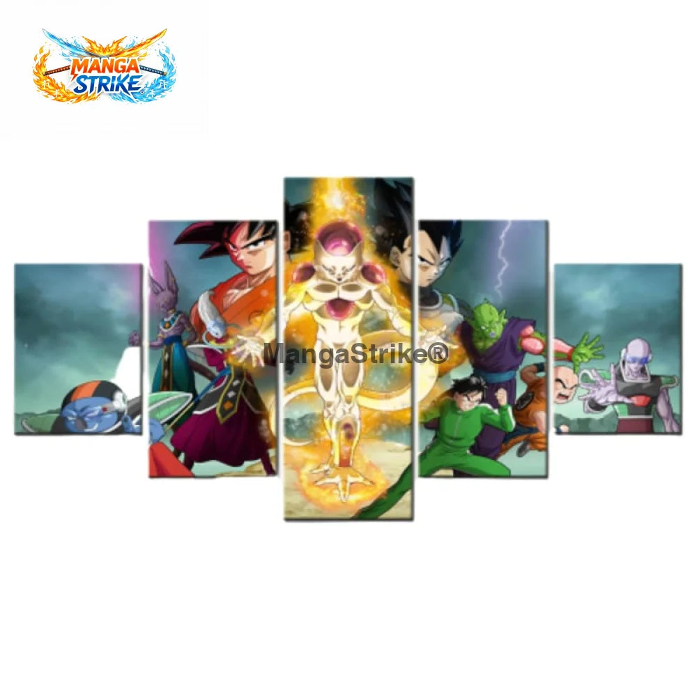 Tableau Dragon Ball Z - Résurrection de Freezer - Moyenne taille: 20x35 20x45 20x55cm / Sans cadre - tableau