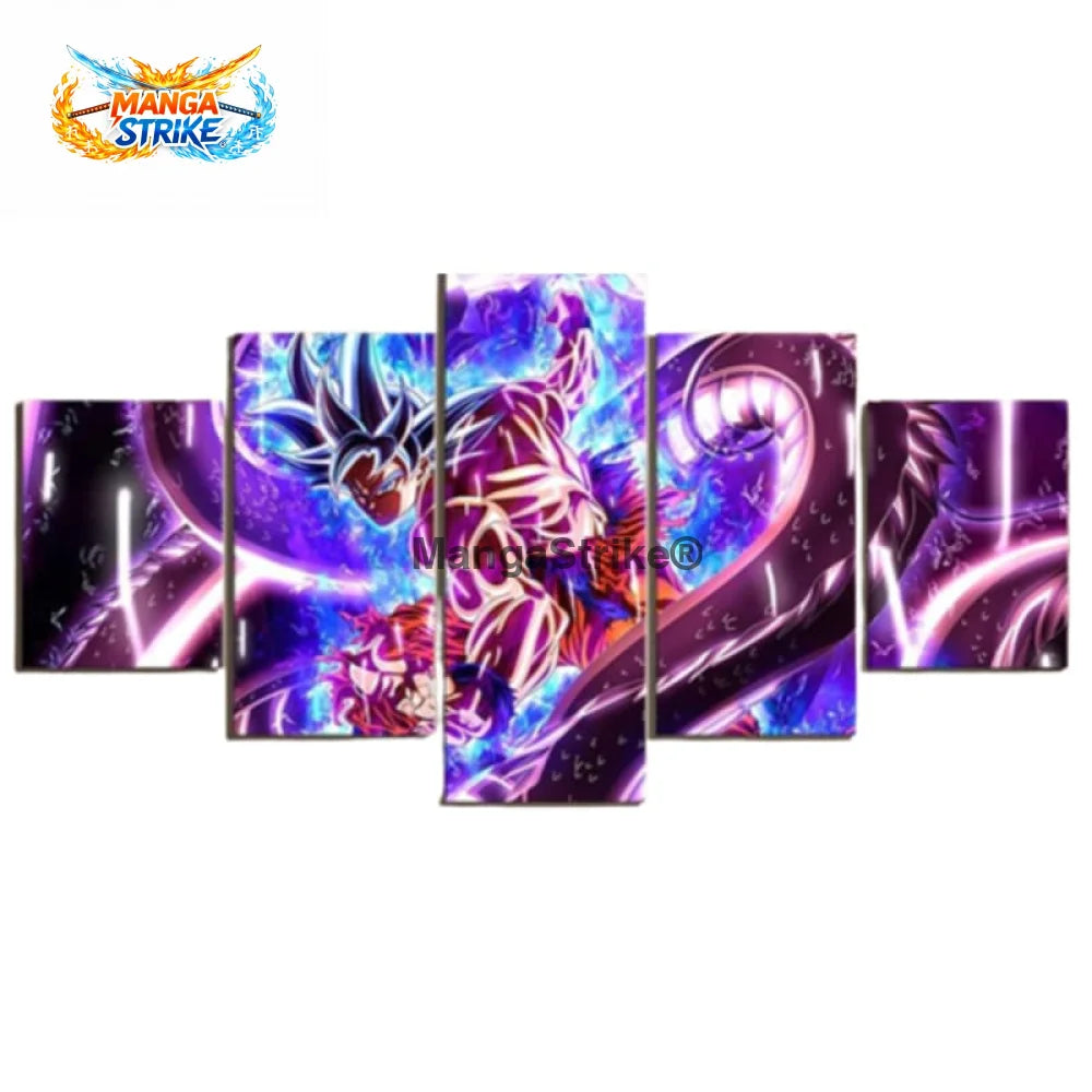 Tableau Dragon Ball Z - Son Goku Ultra Instinct - Moyenne taille: 20x35 20x45 20x55cm / Sans cadre - tableau
