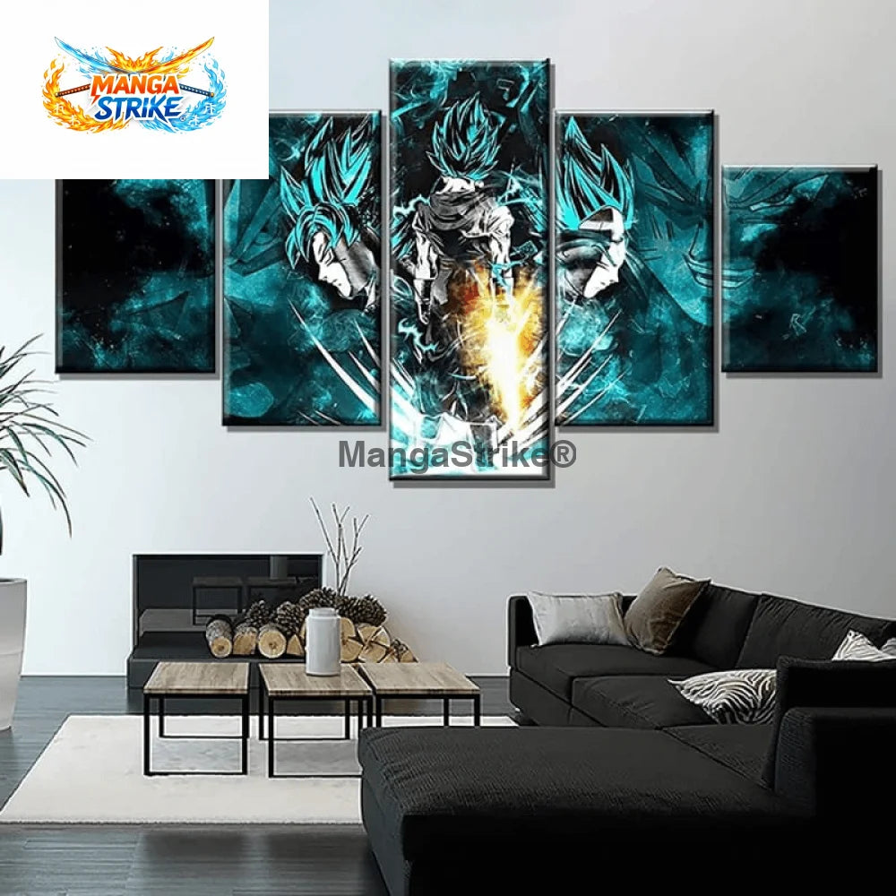 Tableau Dragon Ball Z - Vegetto SSJ Blue - tableau