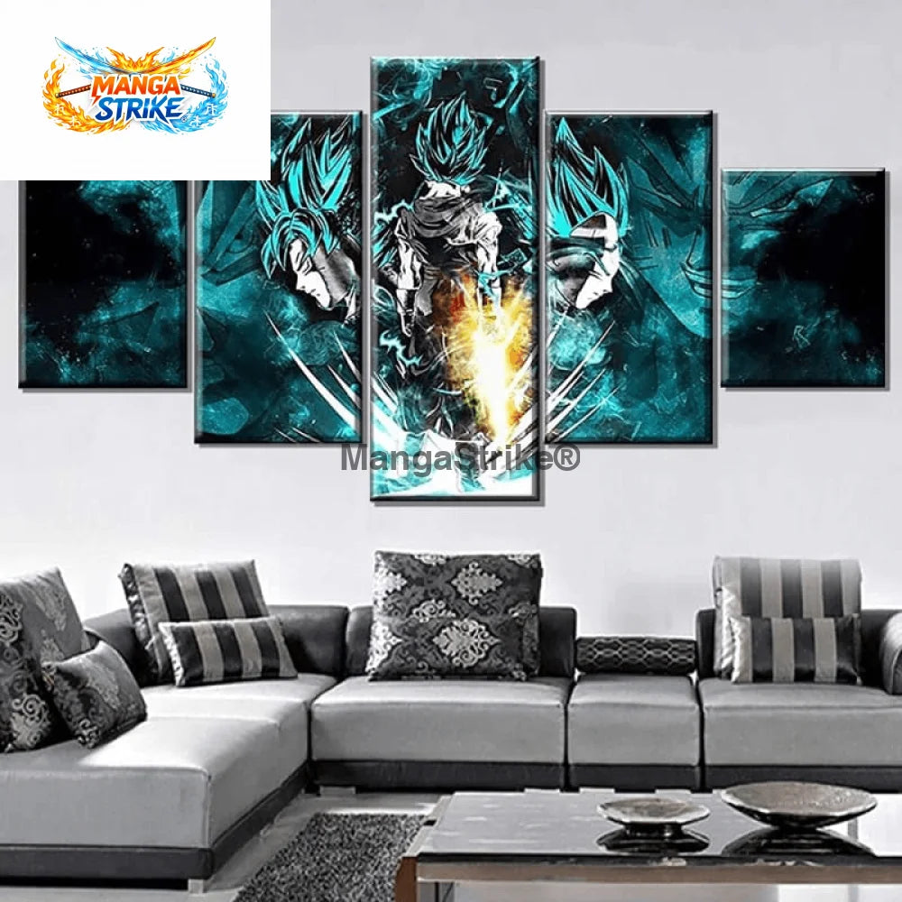 Tableau Dragon Ball Z - Vegetto SSJ Blue - tableau