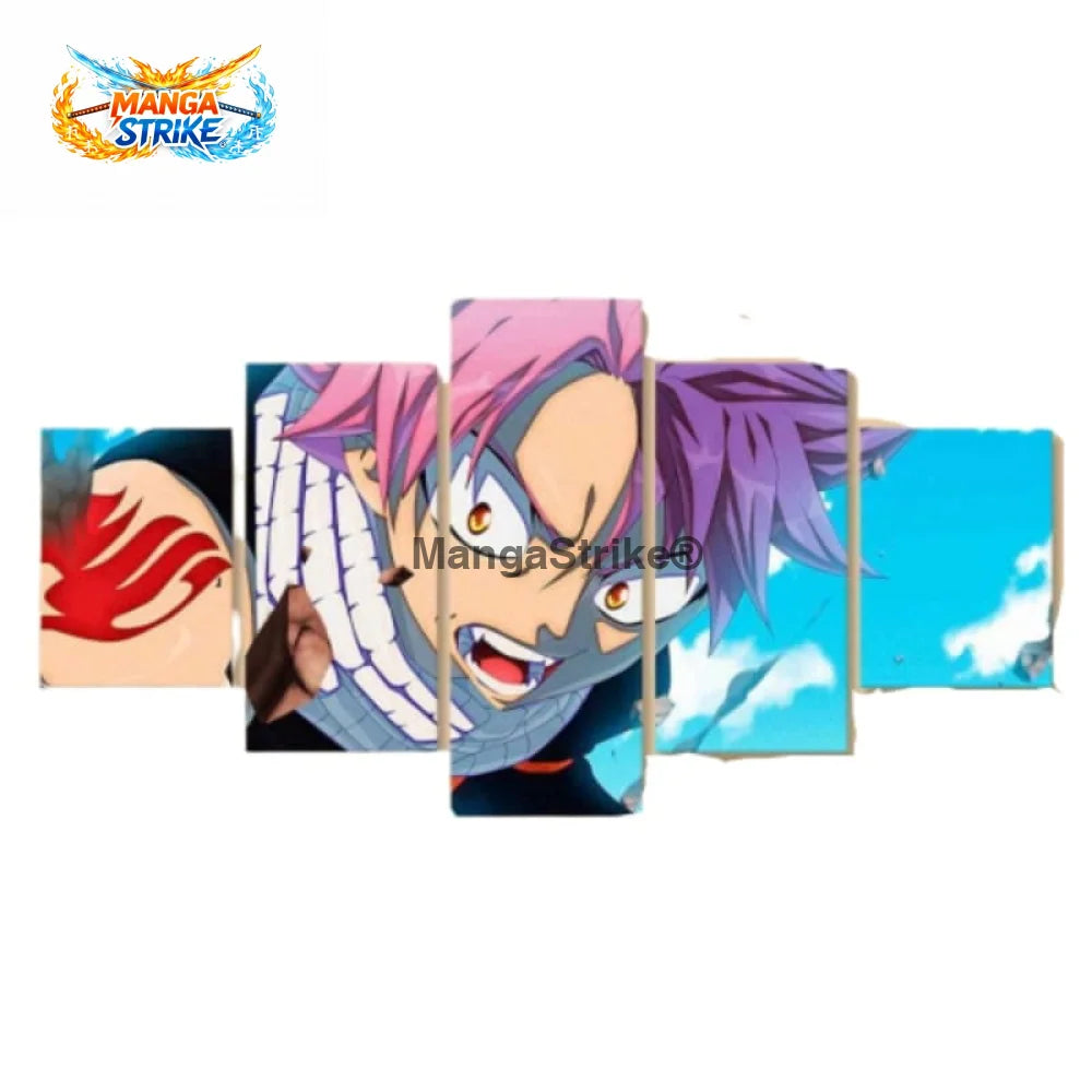 Tableau Fairy Tail - Natsu Dragnir ’La Salamandre’ - Moyenne taille: 20x35 20x45 20x55cm / Sans cadre - 1704