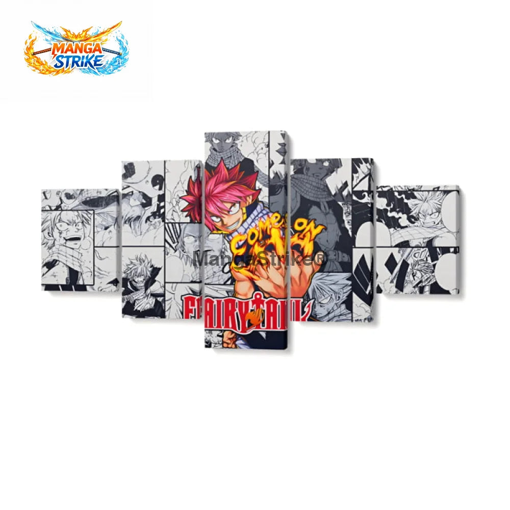 Tableau Fairy Tail - Natsu Dragnir - Moyenne taille: 20x35 20x45 20x55cm / Sans cadre - 1704