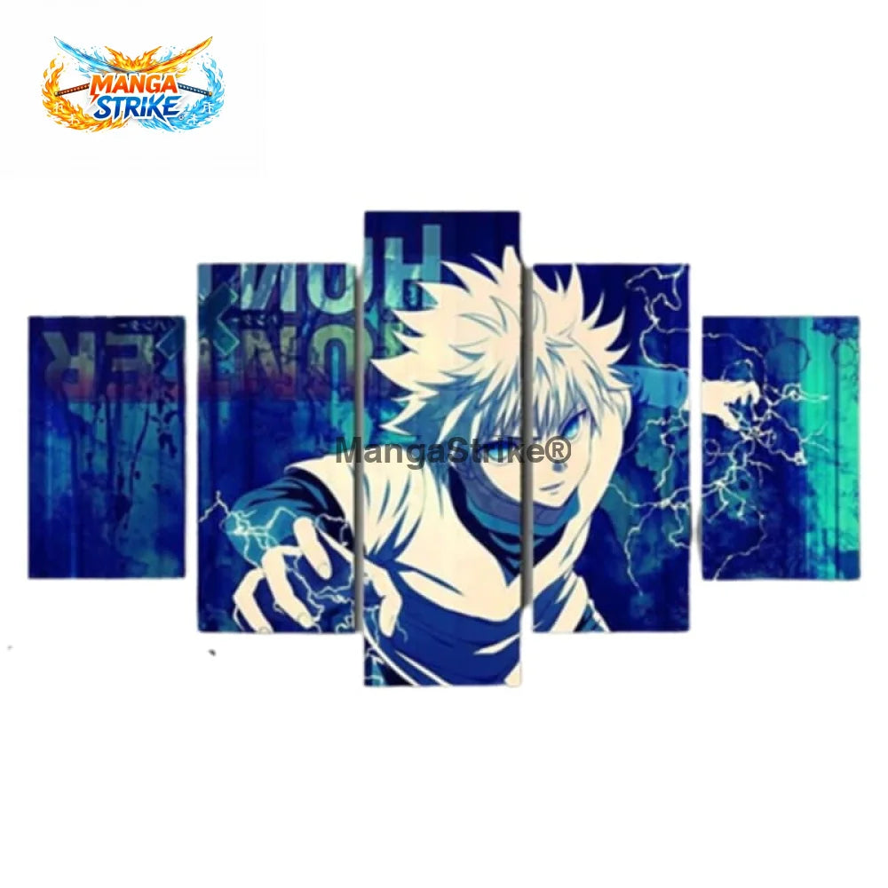 Tableau Hunter x Hunter - Kirua Zoldik - Moyenne taille: 20x35 20x45 20x55cm / Sans cadre - 1704