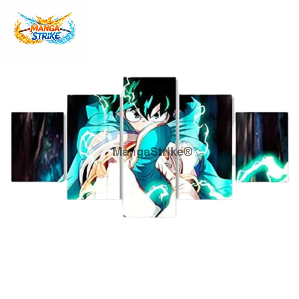 Tableau My Hero Academia - Izuku Midoriya ’Deku’ - Moyenne taille: 20x35 20x45 20x55cm / Sans cadre - 1704