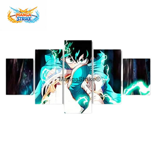 Tableau My Hero Academia - Izuku Midoriya ’Deku’ - Moyenne taille: 20x35 20x45 20x55cm / Sans cadre - 1704
