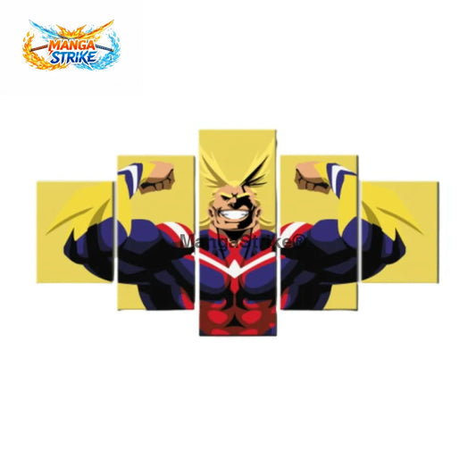 Tableau My Hero Academia - Toshinori Yagi ’All Might’ - Moyenne taille: 20x35 20x45 20x55cm / Sans cadre - 1704