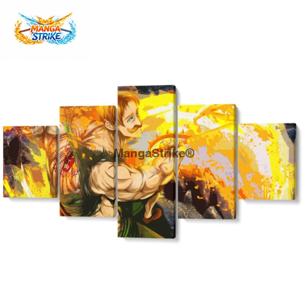 Tableau Nanatsu no Taizai - Escanor - Moyenne taille: 20x35 20x45 20x55cm / Sans cadre - 1704