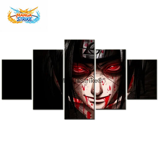 Tableau Naruto - Blood Itachi - Moyenne taille: 20x35 20x45 20x55cm / Sans cadre - 1704