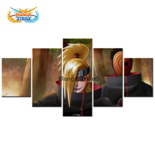 Tableau Naruto - Deidara & Tobi - Moyenne taille: 20x35 20x45 20x55cm / Sans cadre - 1704