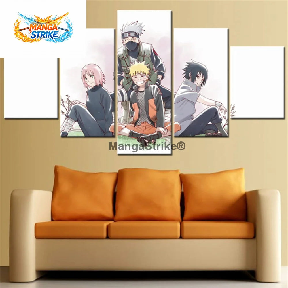 Tableau Naruto - Equipe 7 - 1704