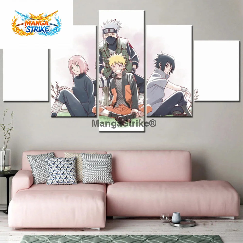 Tableau Naruto - Equipe 7 - 1704