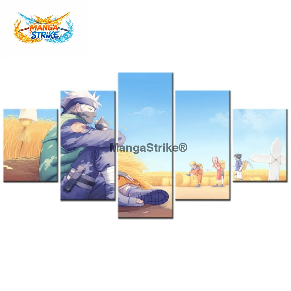 Tableau Naruto - Equipe 7 Fermiers - Moyenne taille: 20x35 20x45 20x55cm / Sans cadre - 1704
