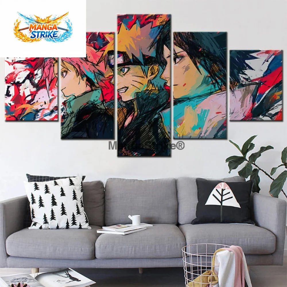 Tableau Naruto - Equipe 7 Le combat Final - 1704