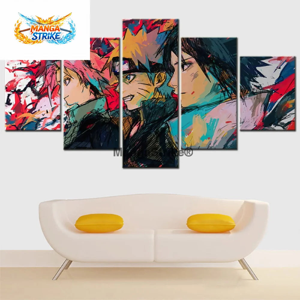 Tableau Naruto - Equipe 7 Le combat Final - 1704