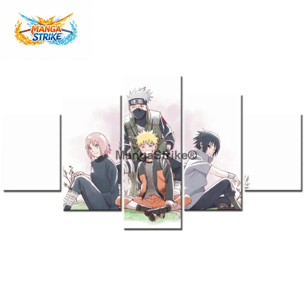 Tableau Naruto - Equipe 7 - Moyenne taille: 20x35 20x45 20x55cm / Sans cadre - 1704