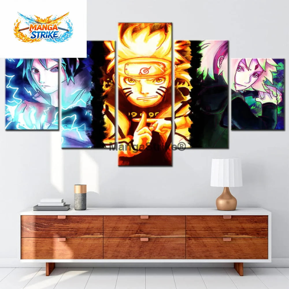 Tableau Naruto - Équipe 7 Pleine Puissance - 1704