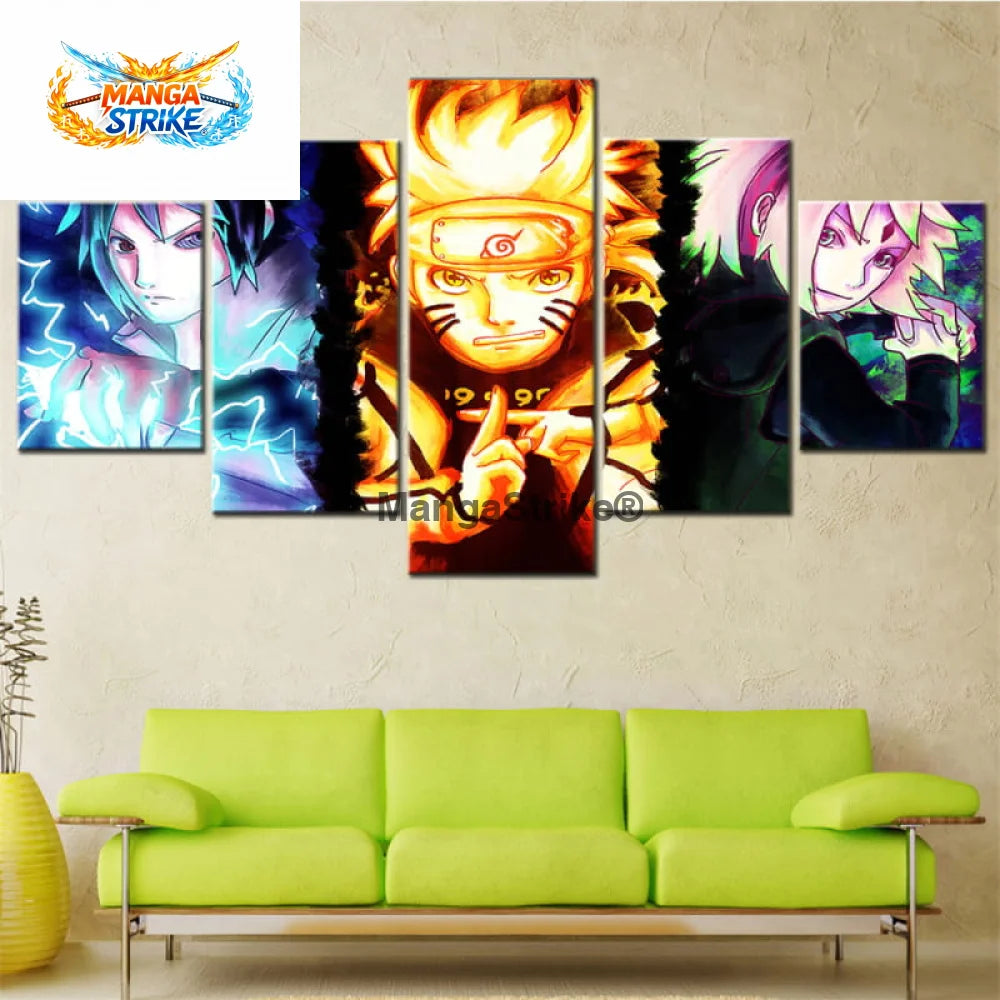 Tableau Naruto - Équipe 7 Pleine Puissance - 1704