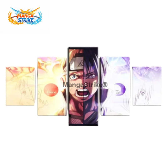 Tableau Naruto - Naruto et Sasuke - Moyenne taille: 20x35 20x45 20x55cm / Sans cadre - 1704