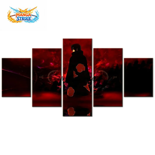 Tableau Naruto - Itachi Uchiha Akatsuki - Moyenne taille: 20x35 20x45 20x55cm / Sans cadre - 1704