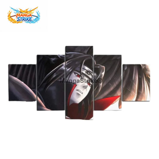 Tableau Naruto - Itachi Uchiwa - Moyenne taille: 20x35 20x45 20x55cm / Sans cadre - 1704