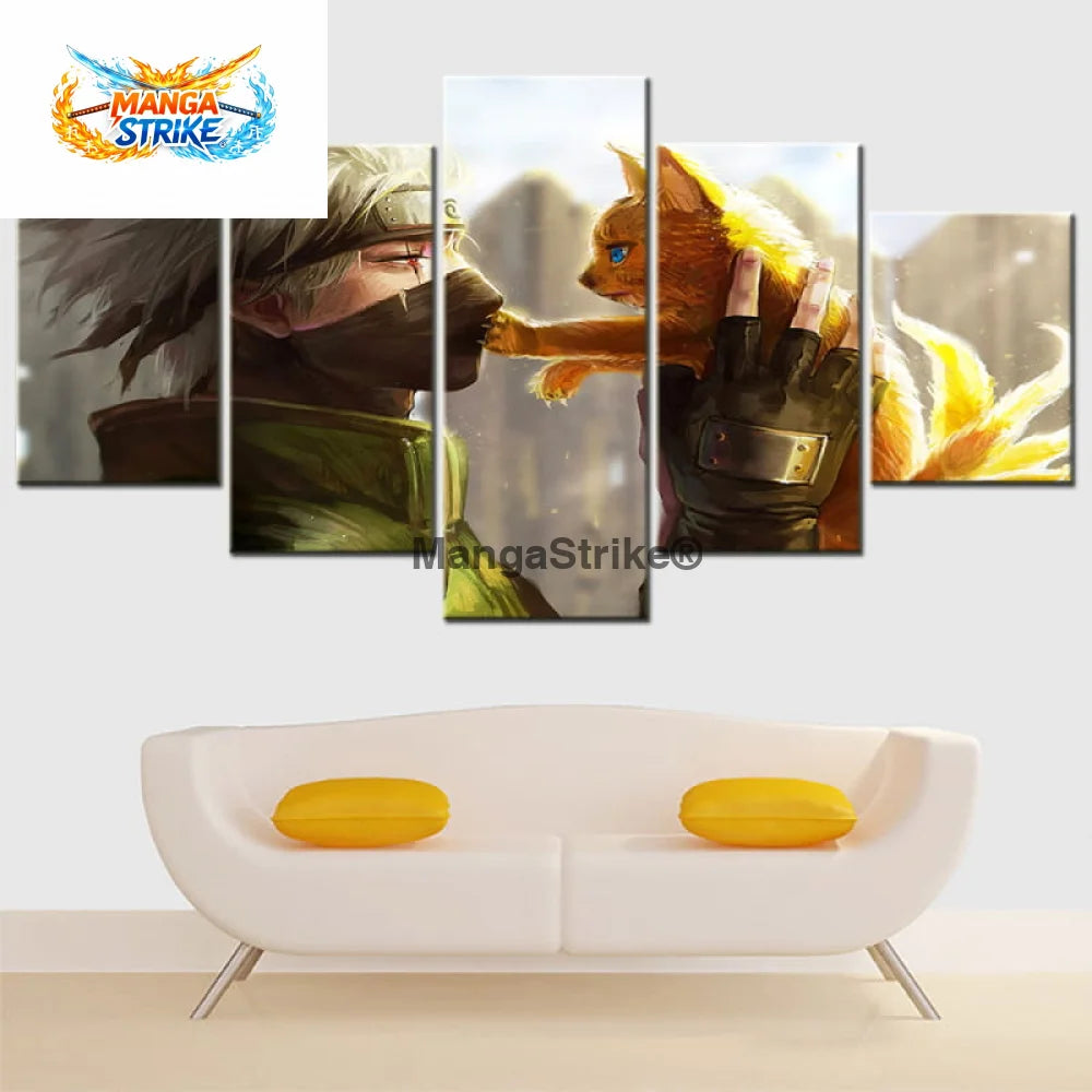 Tableau Naruto - Kakashi & Kurama - 1704