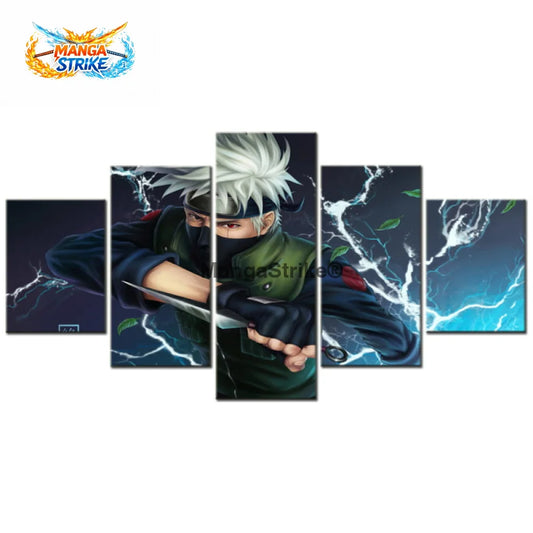 Tableau Naruto - Kakashi Raiton - Moyenne taille: 20x35 20x45 20x55cm / Sans cadre - 1704