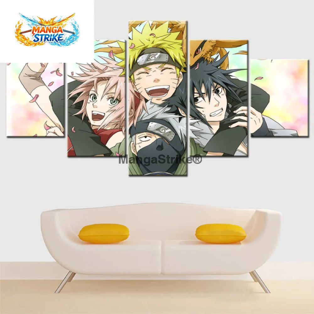 Tableau Naruto - L’Equipe 7 - 1704