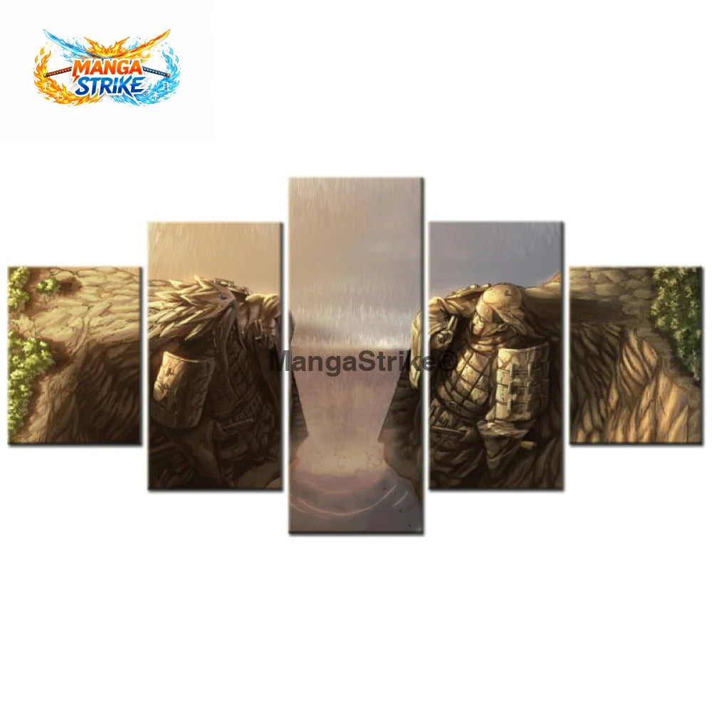 Tableau Naruto - Vallée de la Fin - Moyenne taille: 20x35 20x45 20x55cm / Sans cadre - 1704