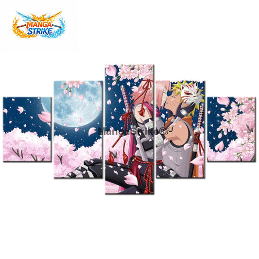 Tableau Naruto - Naruto x Sakura Ambu - Moyenne taille: 20x35 20x45 20x55cm / Sans cadre - 1704