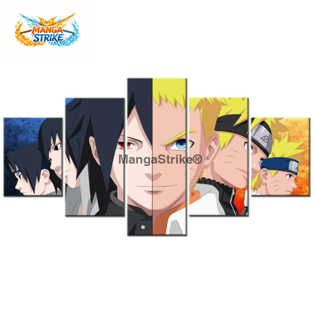 Tableau Naruto - Naruto x Sasuke Destiny - Moyenne taille: 20x35 20x45 20x55cm / Sans cadre - 1704