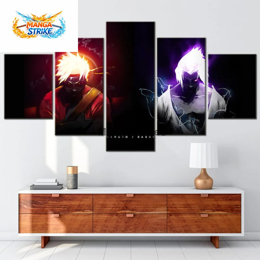 Tableau Naruto - Naruto x Sasuke Rivaux Éternels - 1704