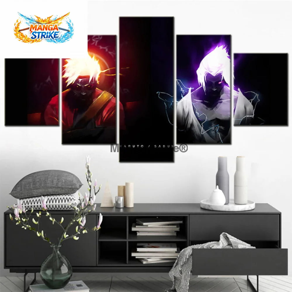 Tableau Naruto - Naruto x Sasuke Rivaux Éternels - 1704