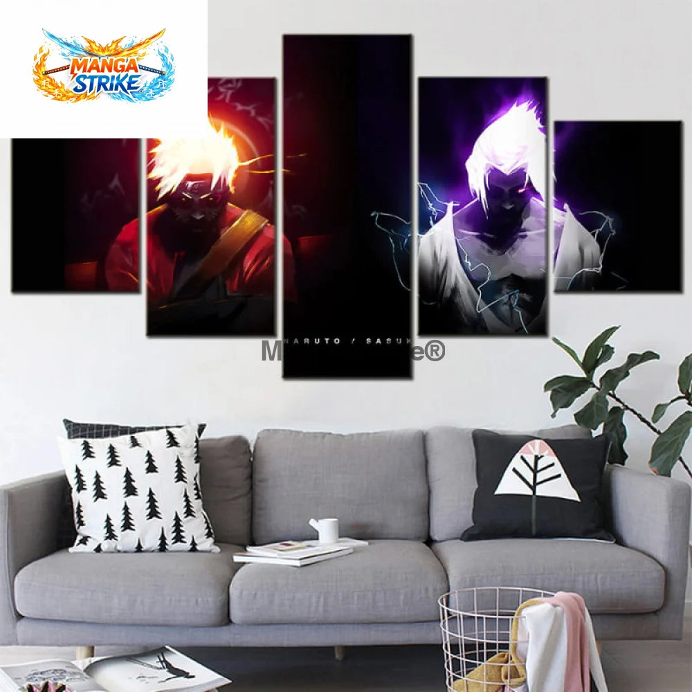 Tableau Naruto - Naruto x Sasuke Rivaux Éternels - 1704