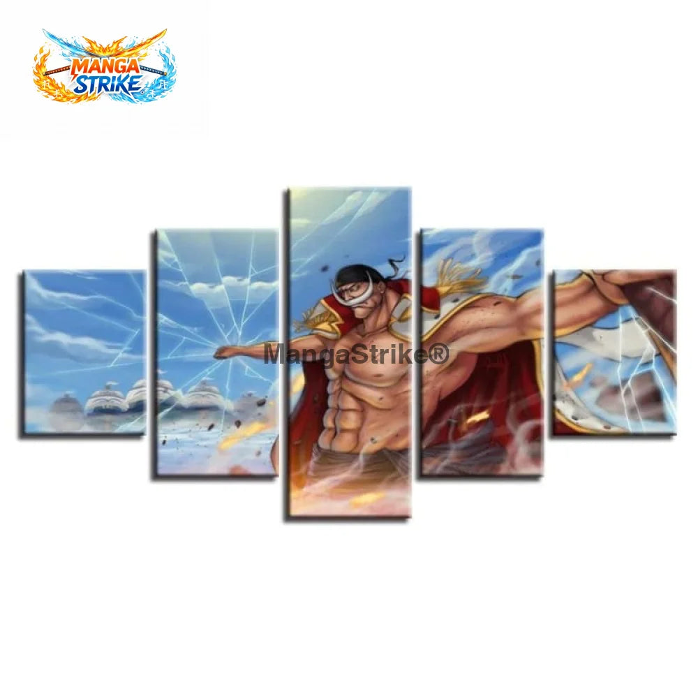 Tableau One Piece - Barbe Blanche - Moyenne taille: 20x35 20x45 20x55cm / Sans cadre - tableau