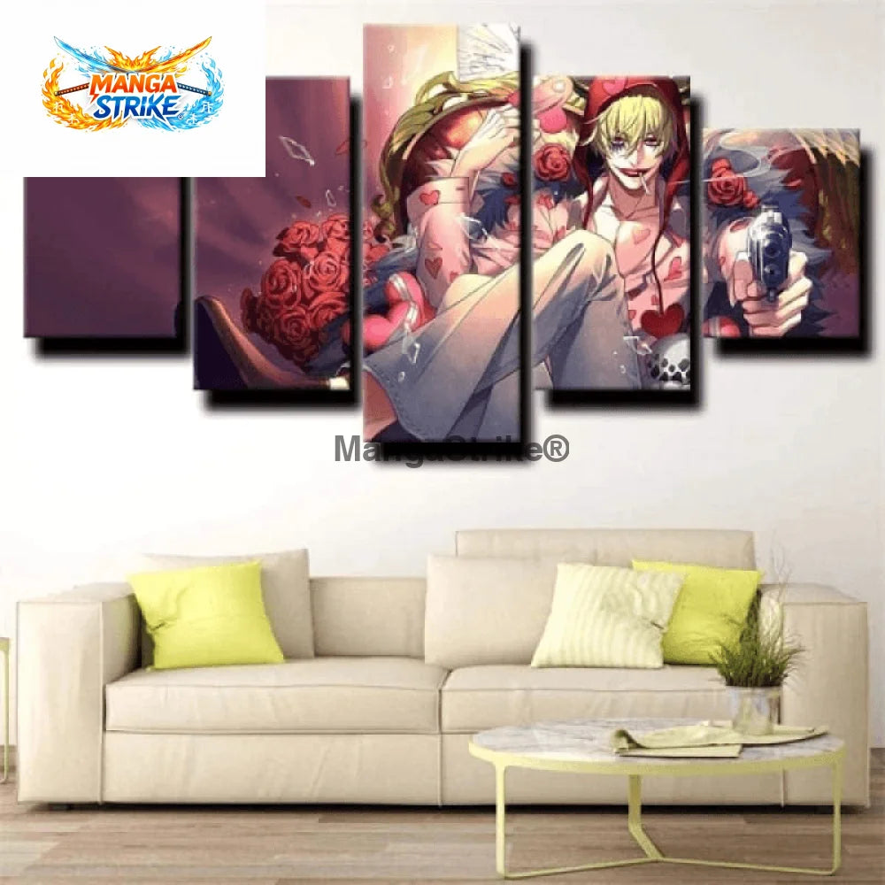 Tableau One Piece - Don Quichotte Rossinante Corazon - tableau