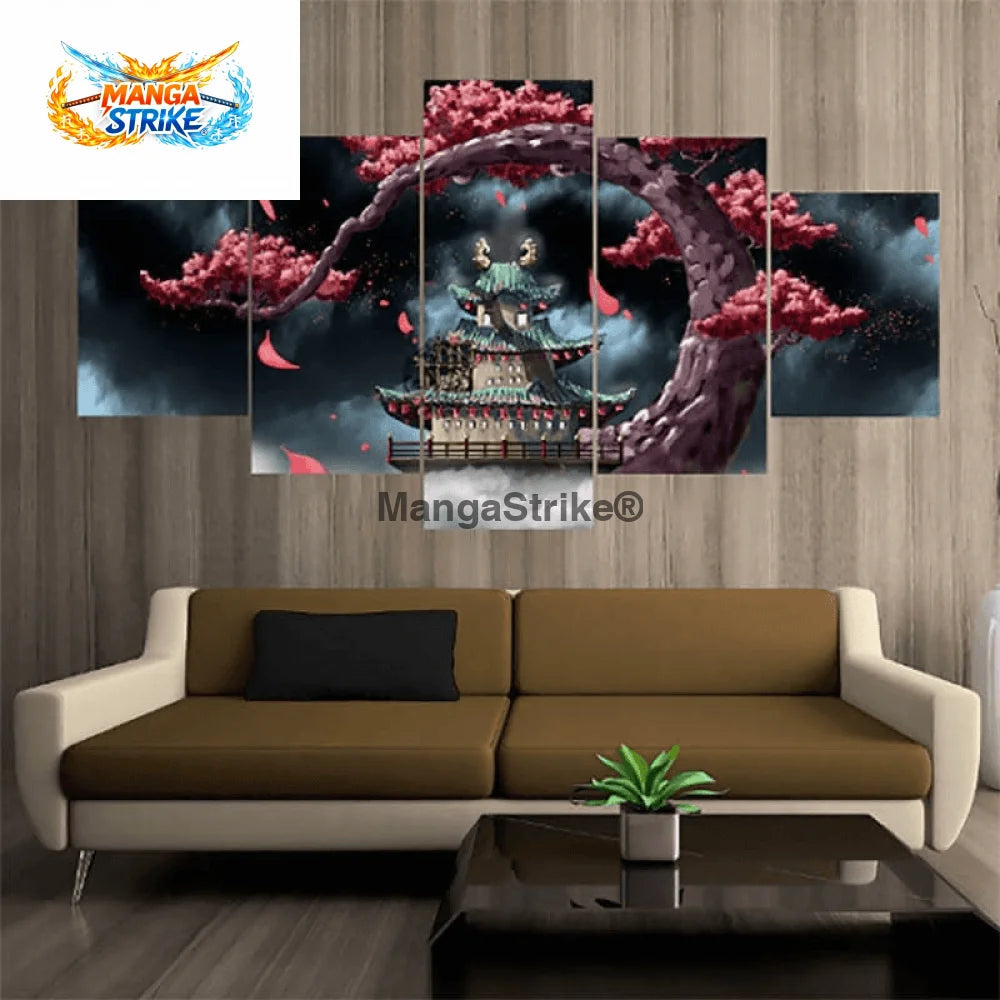 Tableau One Piece - Île de Wano Kuni - tableau