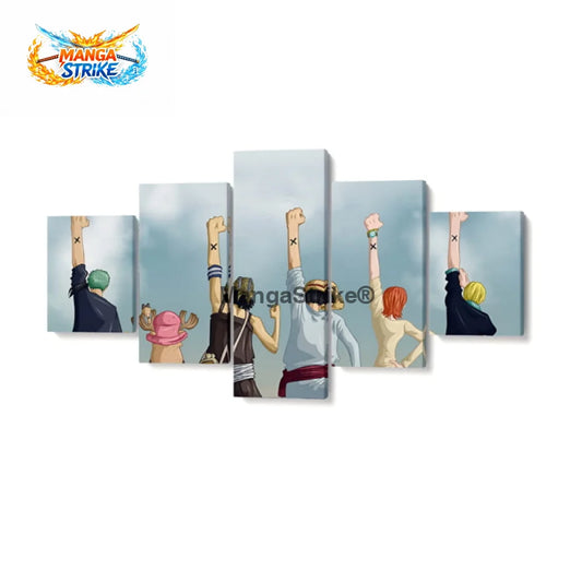 Tableau One Piece - Mugiwara - Moyenne taille: 20x35 20x45 20x55cm / Sans cadre - 1704
