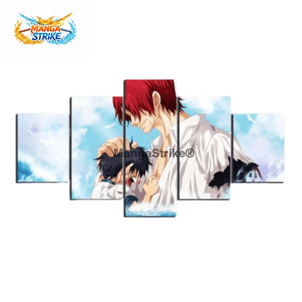 Tableau One Piece - Shanks Le Roux - Moyenne taille: 20x35 20x45 20x55cm / Sans cadre - tableau