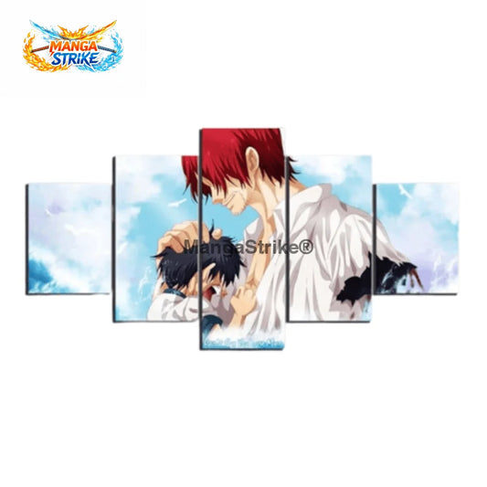 Tableau One Piece - Shanks Le Roux - Moyenne taille: 20x35 20x45 20x55cm / Sans cadre - tableau