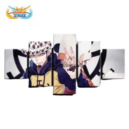 Tableau One Piece - Trafalgar D. Water Law - Moyenne taille: 20x35 20x45 20x55cm / Sans cadre - tableau