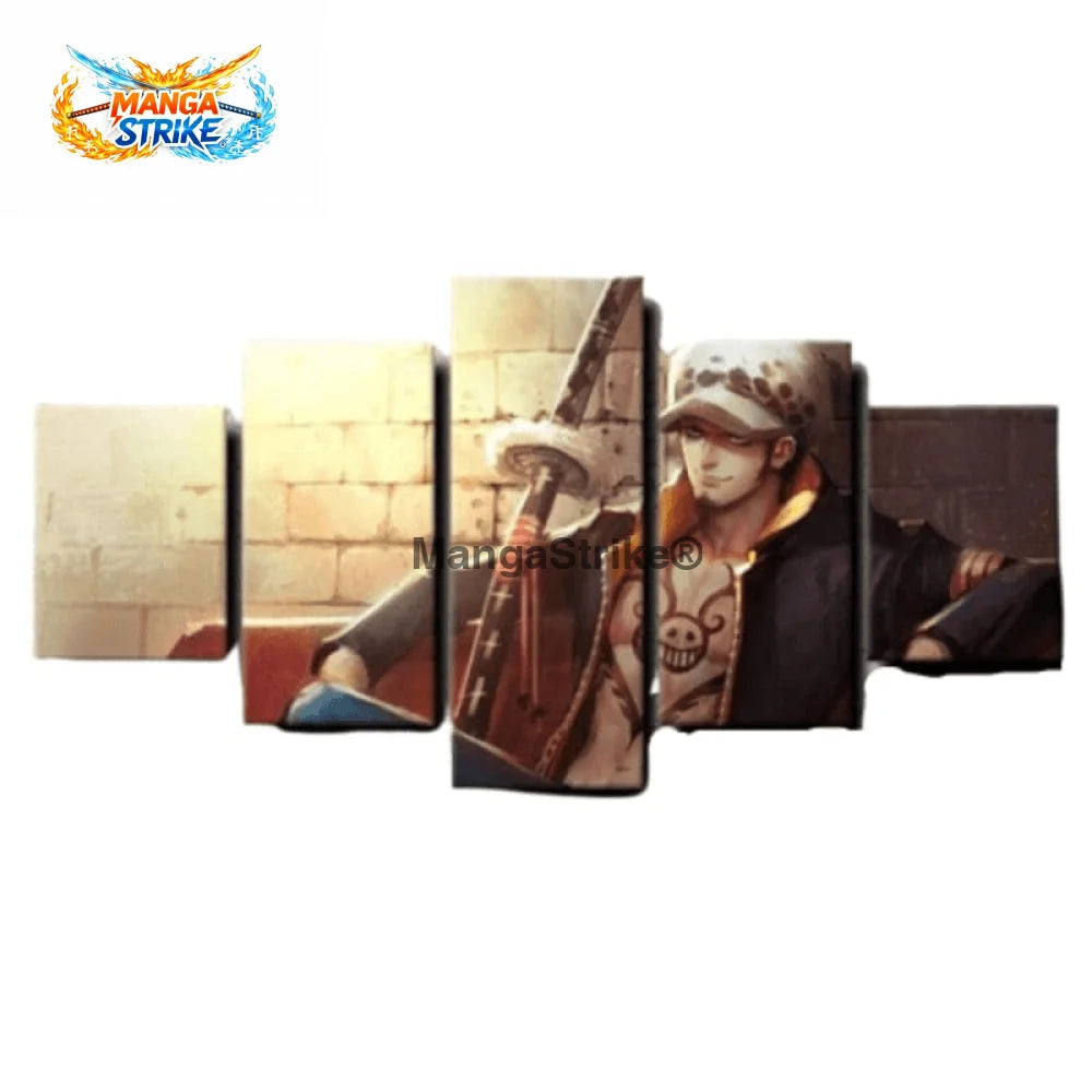 Tableau One Piece - Trafalgar Law - Moyenne taille: 20x35 20x45 20x55cm / Sans cadre - tableau