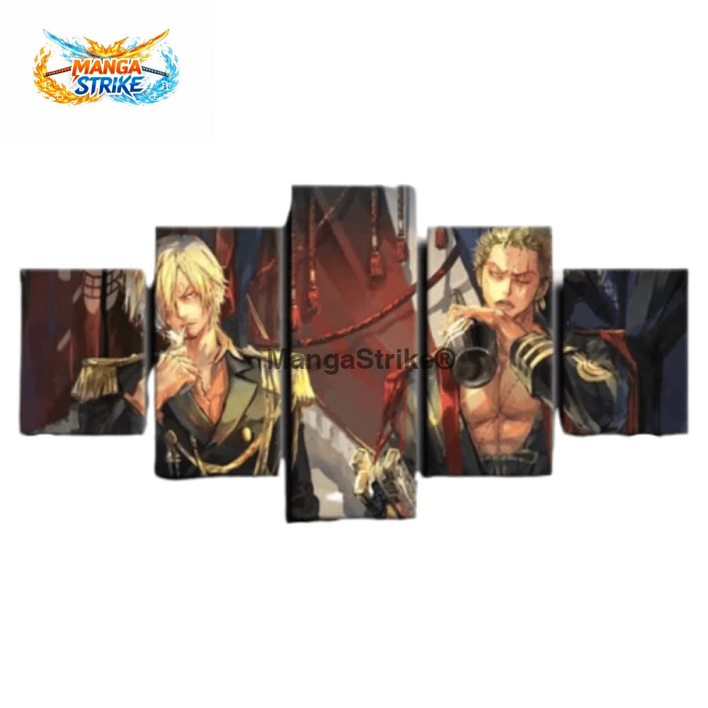 Tableau One Piece - Zoro et Sanji - Moyenne taille: 20x35 20x45 20x55cm / Sans cadre - tableau