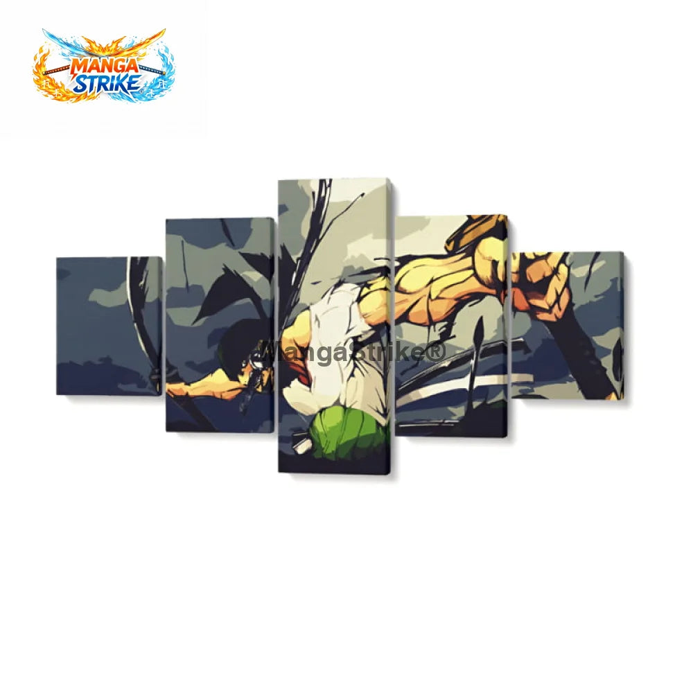 Tableau One Piece - Zoro - Moyenne taille: 20x35 20x45 20x55cm / Sans cadre - 1704